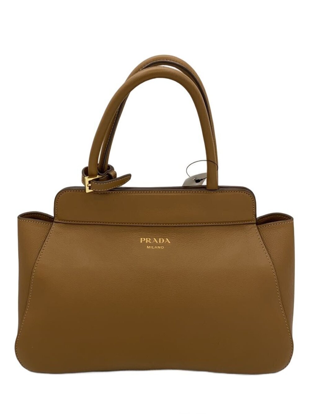 Prada Tote Bag Leather Brown